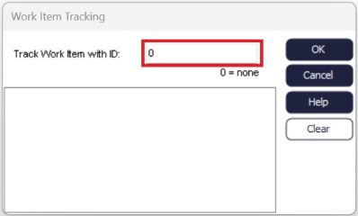 Work Item Tracking - Dialog