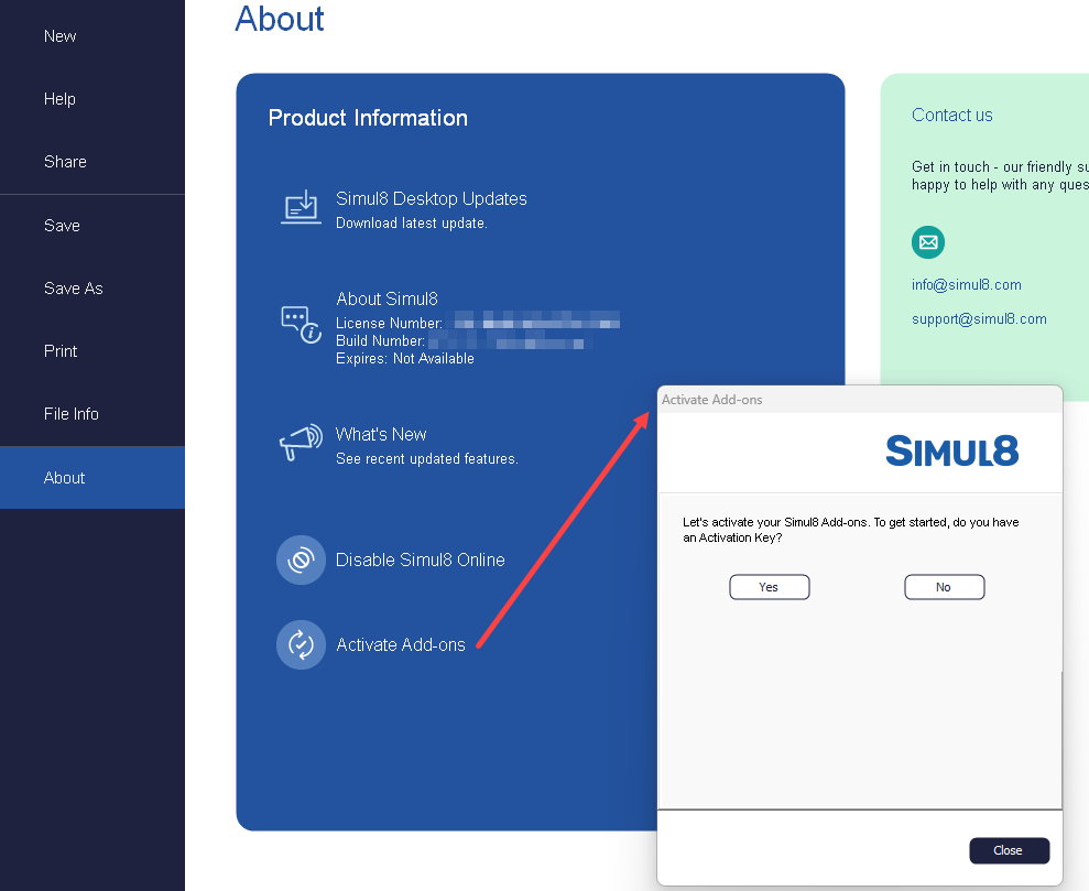 Simul8 Activate Add-on