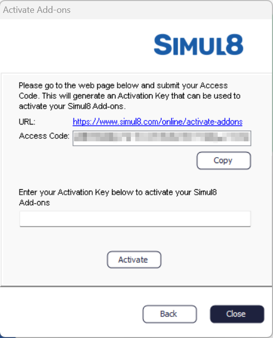 Simul8 Activate Add-on