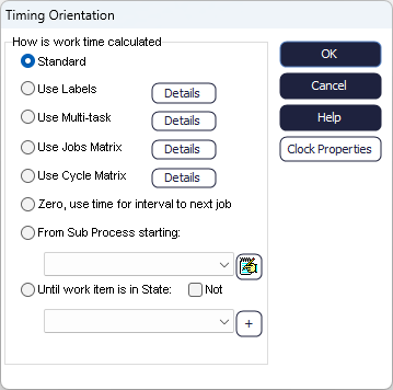 Simul8 Activity Timing Dialog