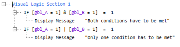 Simul8 Compound IF Statement Syntax