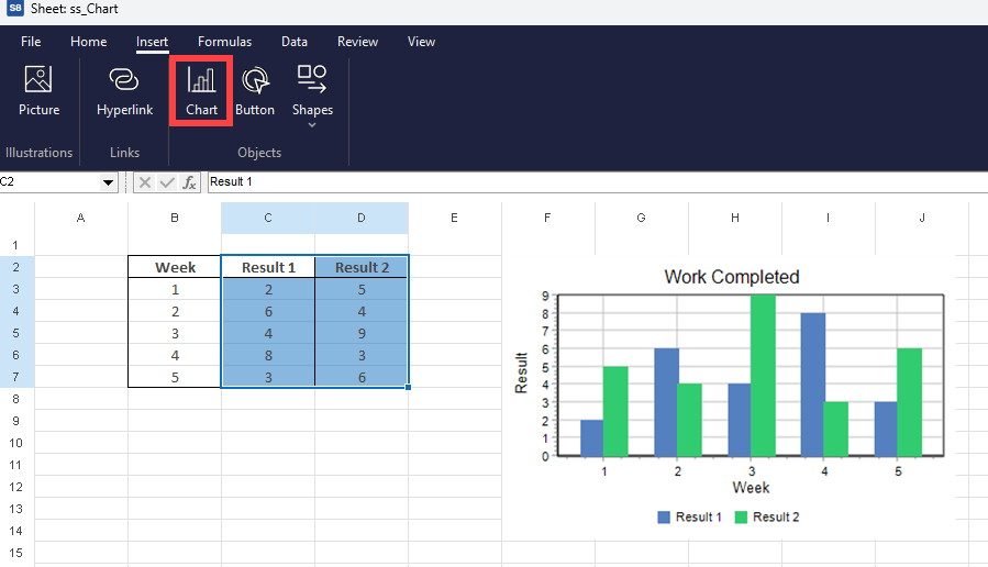 Simul8 Create Chart on Spreadsheet