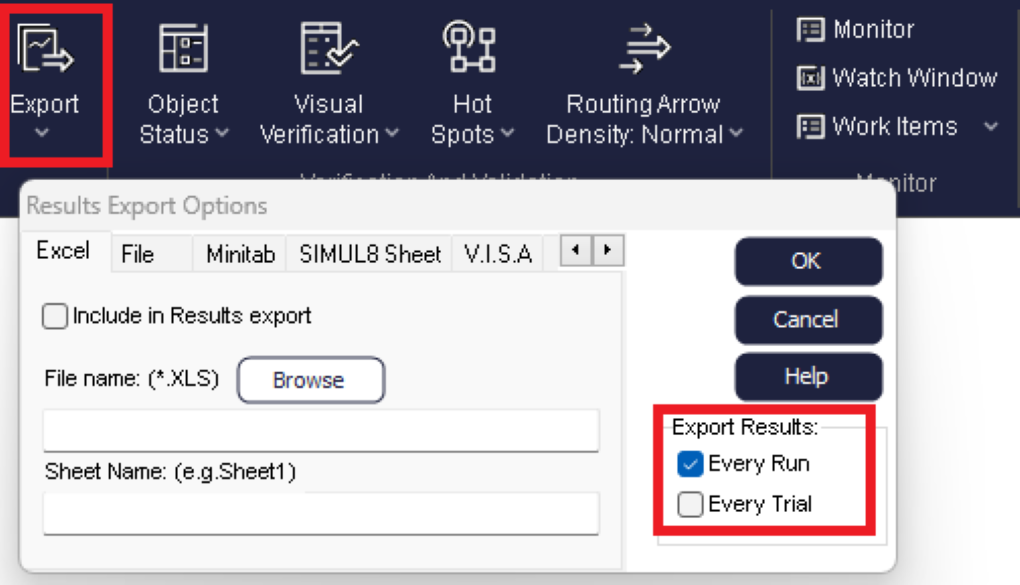 Simul8 Export Results Every Run