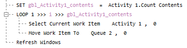 Simul8 Loop to Move Work Items