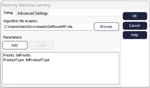 Simul8 Route by Machine Learning