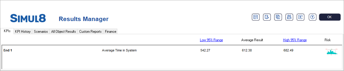 Simul8 Result Manager