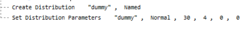 Set Dist Parameters
