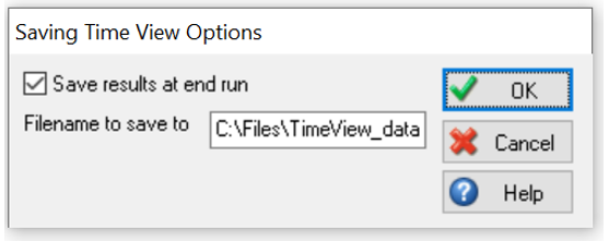 Simul8 TimeView Save Results Path