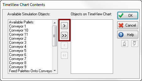 Add objects to TimeView