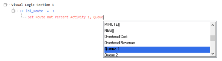 Simul8 Visual Logic auto predictor