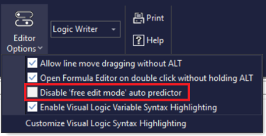 Simul8 AUTOPREDICTOR enable
